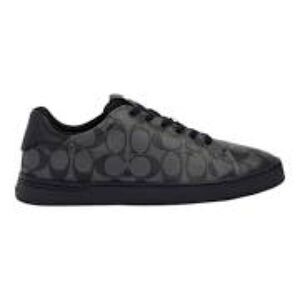 Coach Black Signature Pattern Sneakers